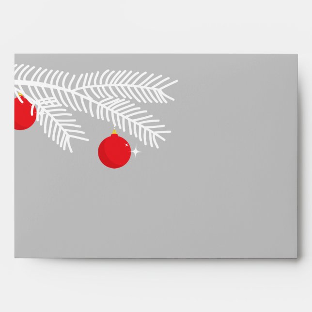 Branche de pin blanc et enveloppes de Noël de Baub (Devant)