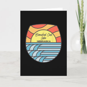 Branched Oak Lake Nebraska Ne Sunset Vacation Souv Card