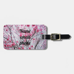 Branches and Blooms of a Cherry Tree Luggage Tag
