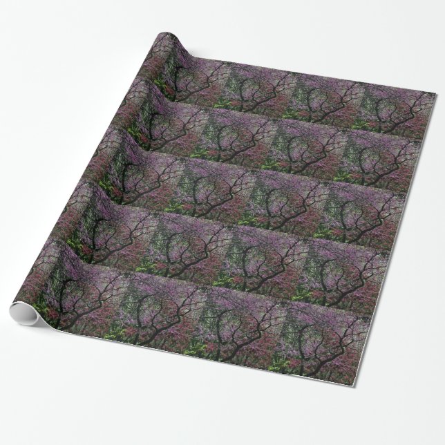 Branches and Blossoms Wrapping Paper (Unrolled)