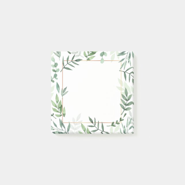 Branches And Leaves Framed Post-it Notes (Front)