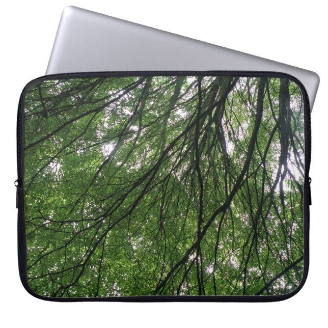 Branches and Leaves Laptop Bag (Front)