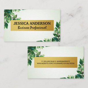 Branches and Leaves   Natural Business Card