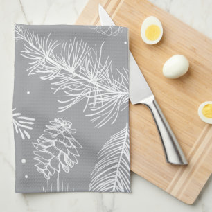 Branches and Pine 4 Kitchen Towel