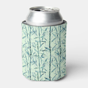 Branches bamboo, white, green, leaves, bamboo can cooler