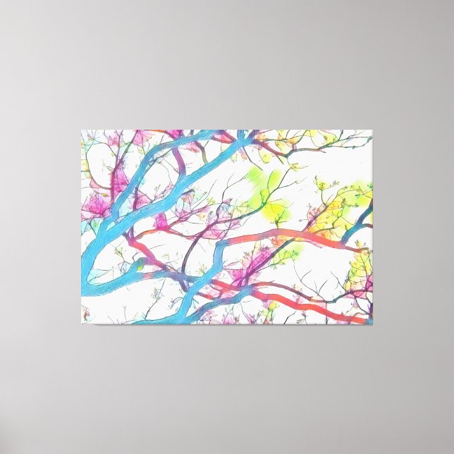 Branches Canvas Print (Floating) (Front)