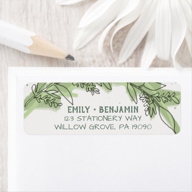 Branches courbes | Mariage verdoyant (En situation)