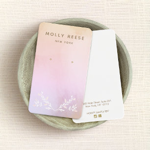 Branches d'aquarelle en lavande rose