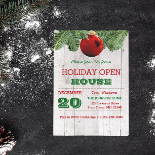 Branches de bois et de pin blanc Invitation de vac