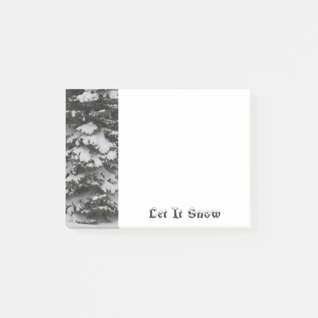 Branches de neige Post-It® Notes (Devant)