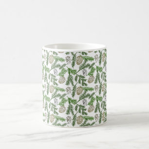 Branches de pin Café Mug