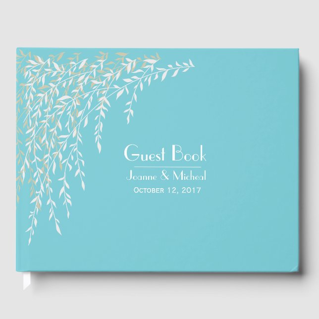 Branches de saules Robins Oeuf Bleu Mariage livre  (Recto)