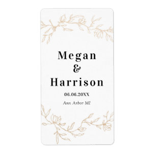 Branches d'or Design Mariage