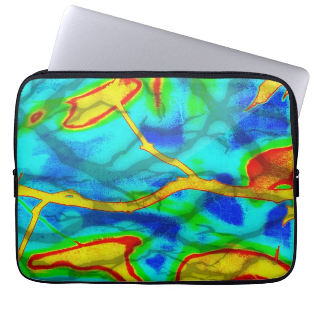 Branches in Bold Colour  Laptop Sleeve (Front)