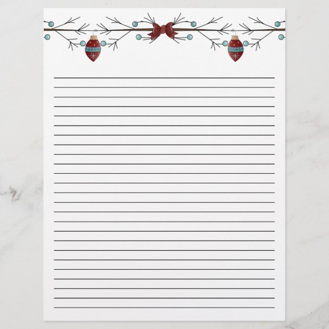 Branches N Bows (Lined) (Front)
