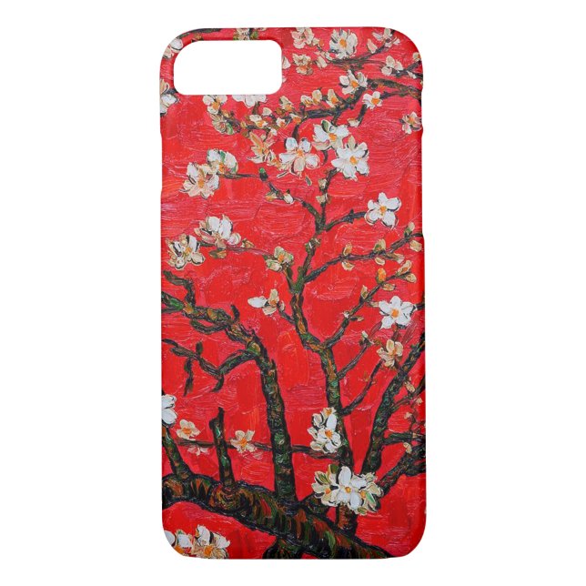 Branches of Almond Tree in Blossom, Van Gogh Case-Mate iPhone Case (Back)