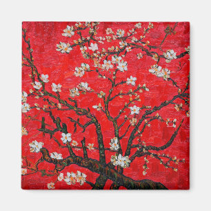 Branches of Almond Tree in Blossom, Van Gogh Magnet