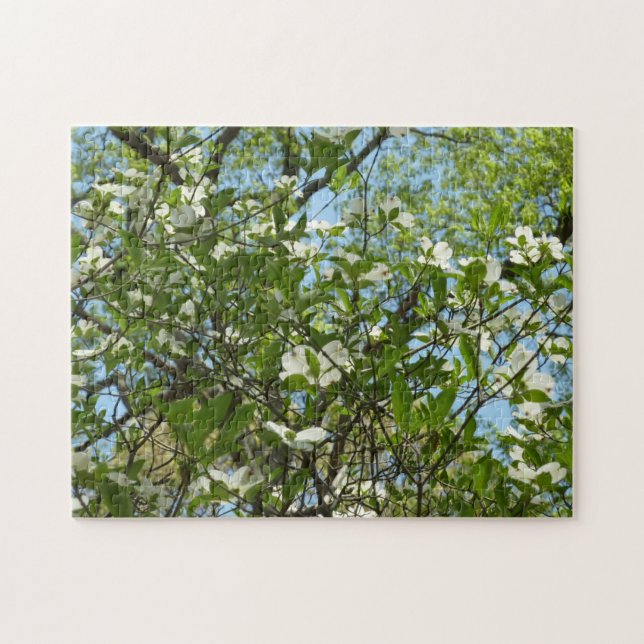Branches of Dogwood Blossoms Spring Trees Jigsaw Puzzle (Horizontal)