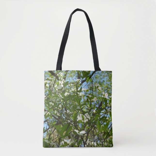 Branches of Dogwood Blossoms Spring Trees Tote Bag (Front)