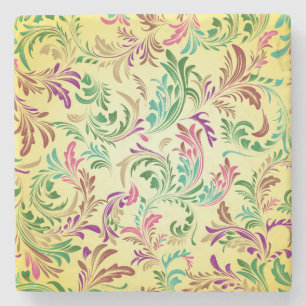 Branches Pattern Design-444555 Stone Coaster