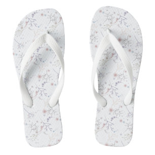 Branches Scene IN Winter Flip Flops