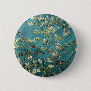 Branches with Almond Blossom by Vincent Van Gogh 2 Inch Round Button