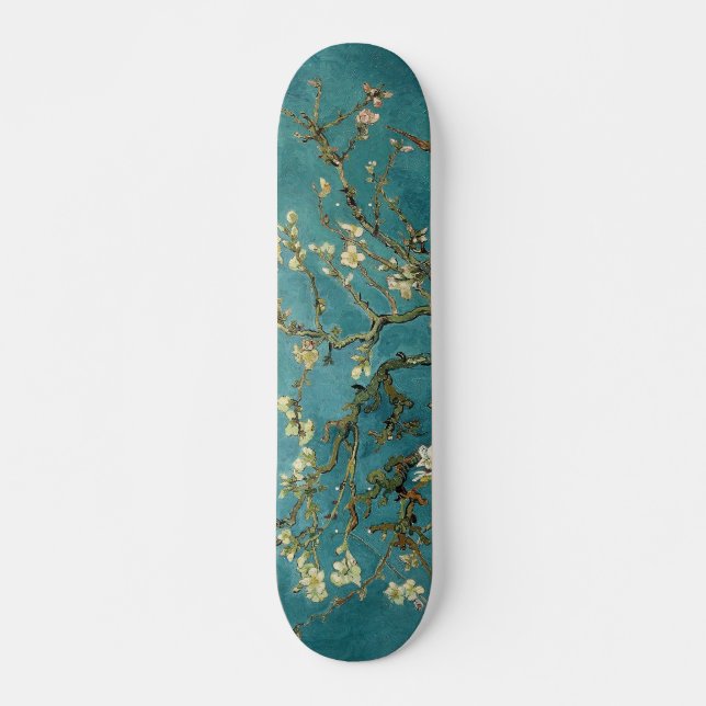 Branches with Almond Blossom by Vincent Van Gogh Skateboard (Front)
