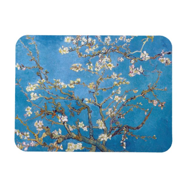 Branches with Almond Blossom Van Gogh Magnet (Horizontal)