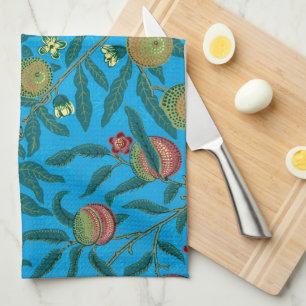 Branches with pomegranates by William Morris Kitchen Towel