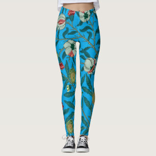 Branches with pomegranates by William Morris Leggings