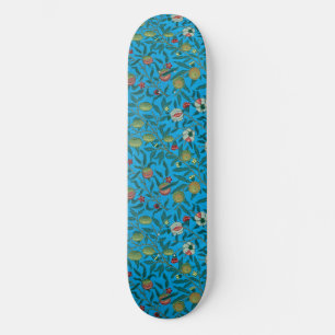 Branches with pomegranates by William Morris Skateboard