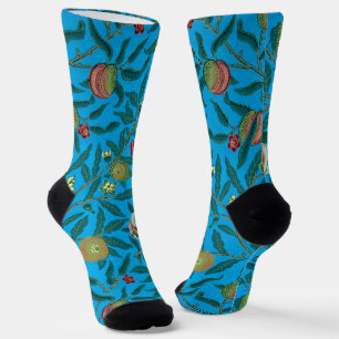 Branches with pomegranates by William Morris Socks