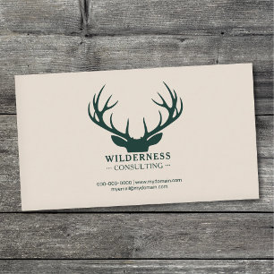 Branching Deer Antlers Business Card