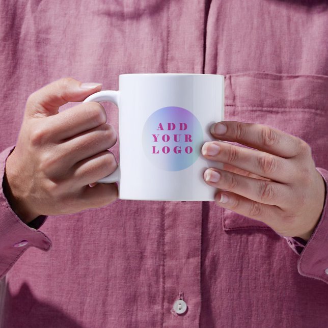 Brand colour business logo coffee mug (Creator Uploaded)