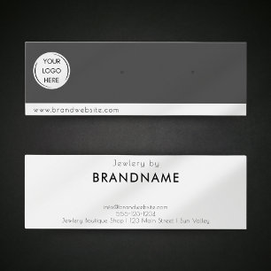Brand Custom Logo earring Jewellery Display Card