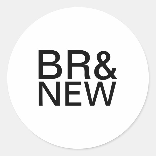 Brand New Band  Classic Round Sticker (Front)