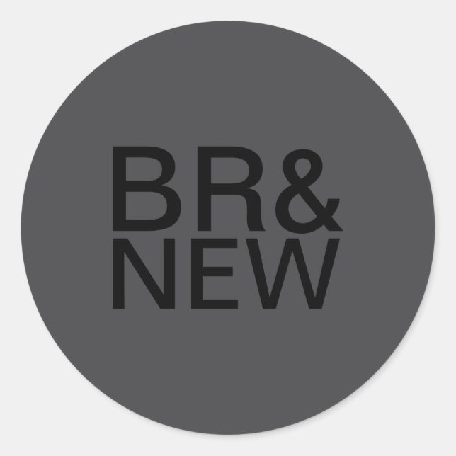 Brand New Band  Classic Round Sticker (Front)