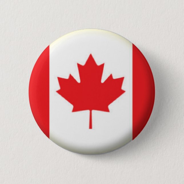 BRAND NEW!! - CANADA PIN BACK BADGE (Front)