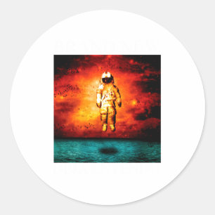 Brand New Deja Entendu Classic Round Sticker