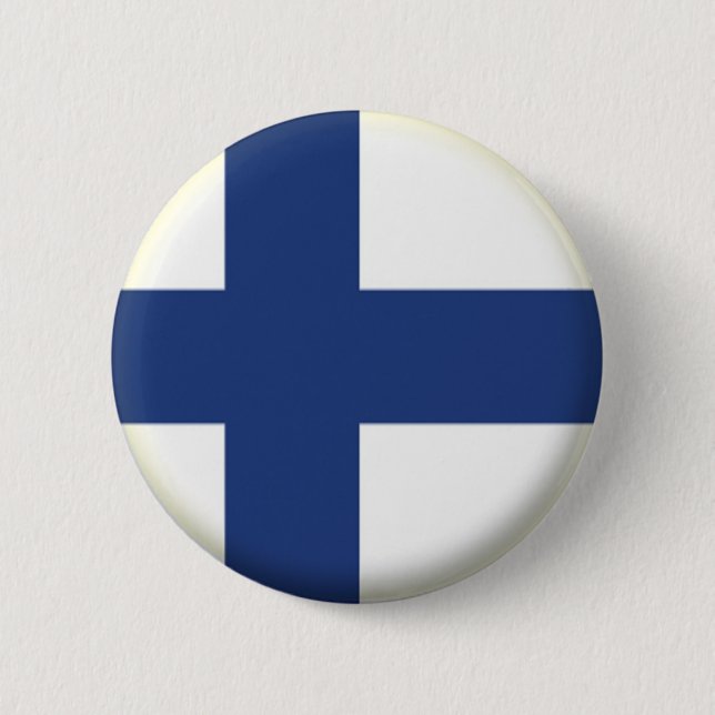 BRAND NEW!! - FINLAND PIN BACK BADGE (Front)