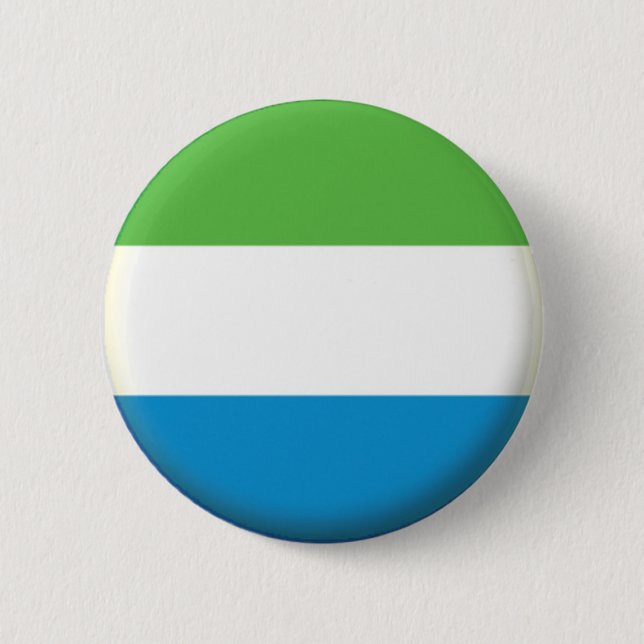 BRAND NEW!! - SIERRA LEONE  PIN BACK BADGE (Front)
