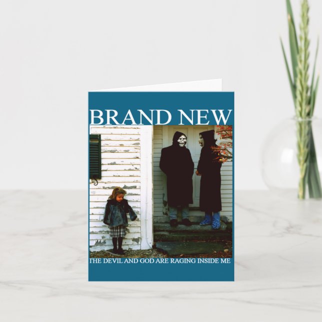 Brand New The Devil And God Are Raging Inside Me C Card (Front)