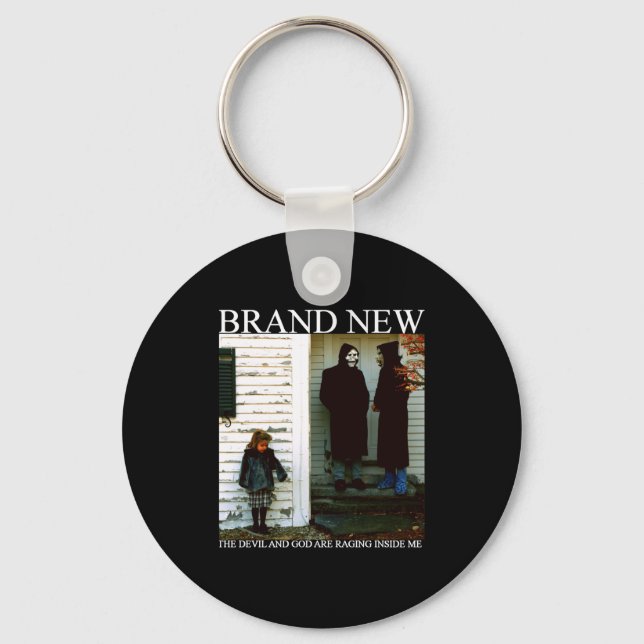 Brand New The Devil And God Are Raging Inside Me C Keychain (Front)