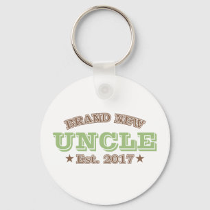 Brand New Uncle Est. 2017 (Green) Keychain