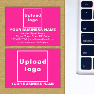 Brand on Pink Business Card