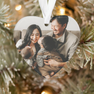 Brand Promotion Photo Acrylic Heart Ornament