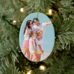 Brand Promotion Photo Ceramic Oval Ornament