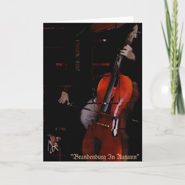 "Brandebourg en édition de carte vierge d'automne" (Devant)