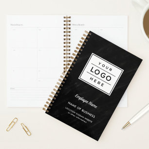 Branded Black Marble Business Weekly Planner