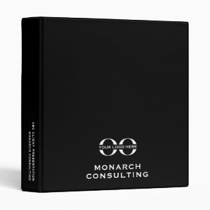 Branded Business Binder with Customizable Logo